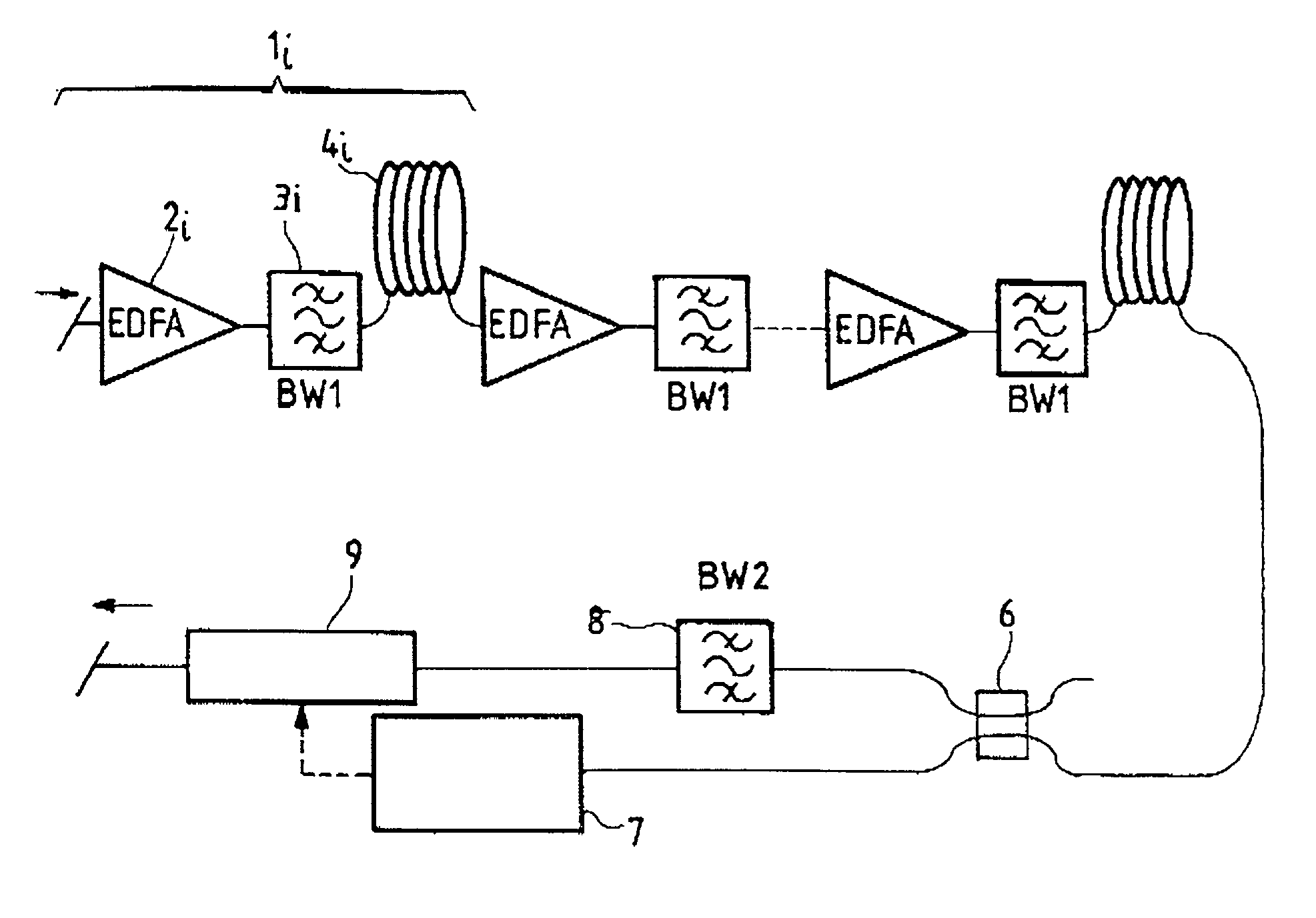 Double filtering fiber optic soliton signal transmission system