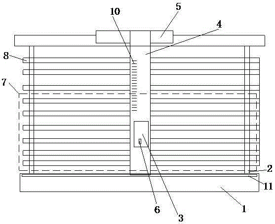 Composite aluminum plate grooving and cutting-off machine