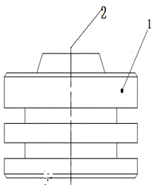 Needle-type sample injection cap