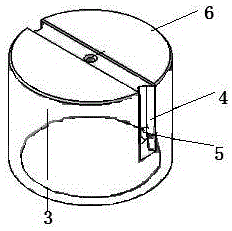 Needle-type sample injection cap