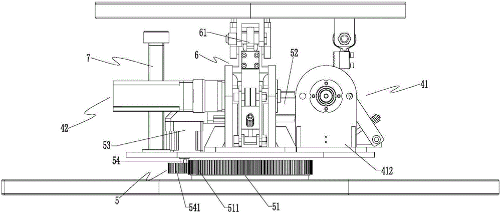 Foot platform structure of game equipment