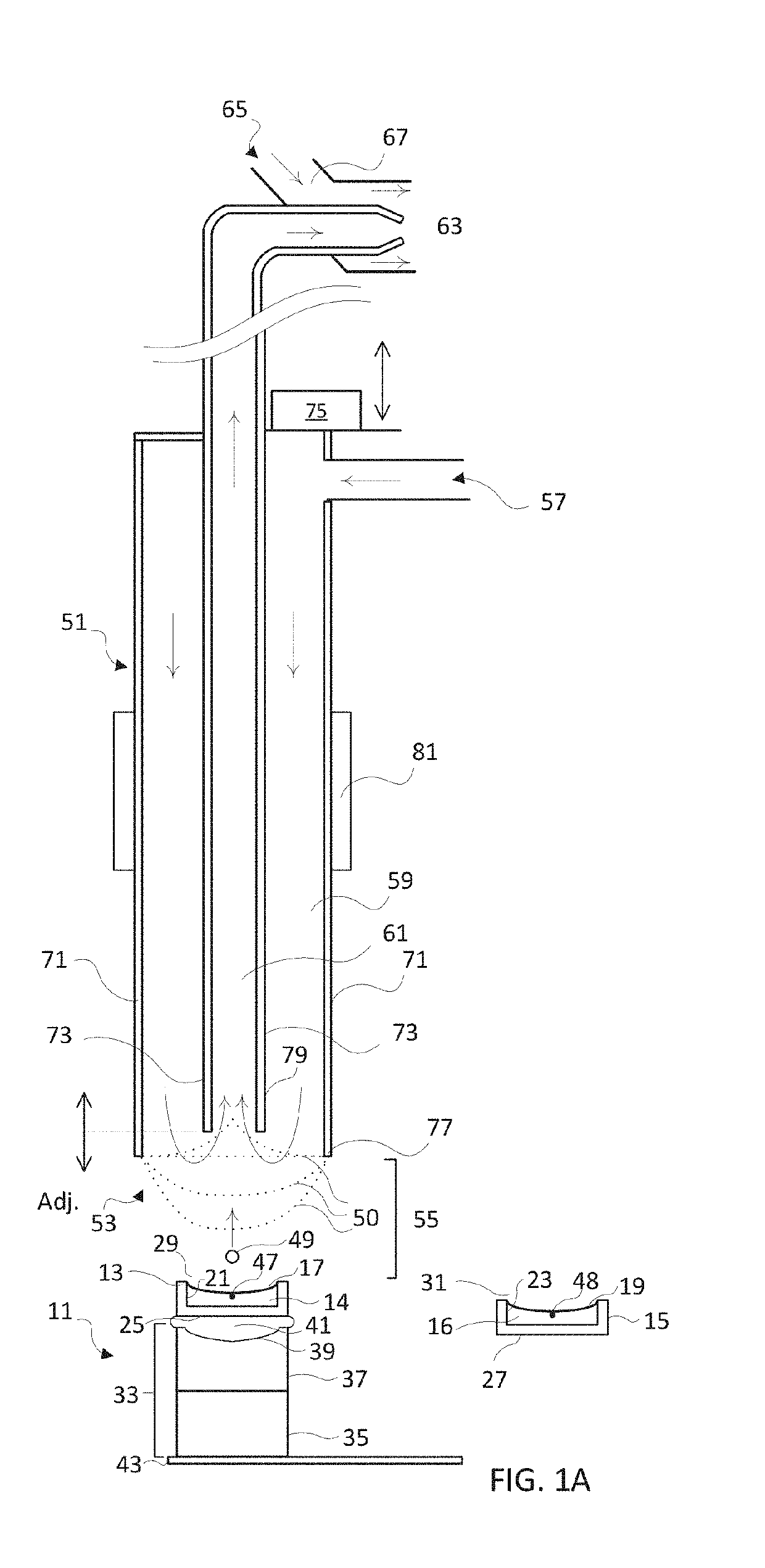 System and method for the acoustic loading of an analytical instrument using a continuous flow sampling probe