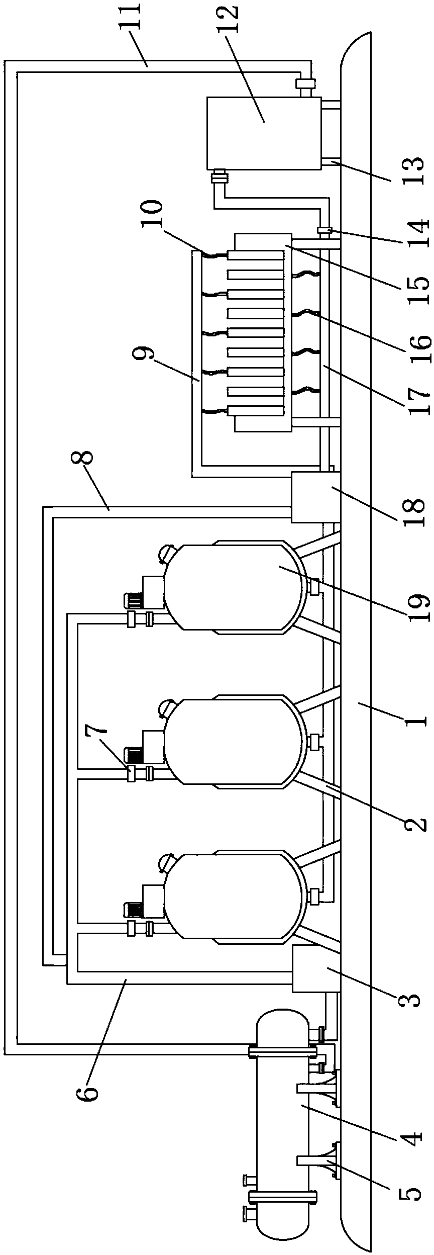 Equipment for dewaxing and degreasing rice oil at temperature of 0 DEG C