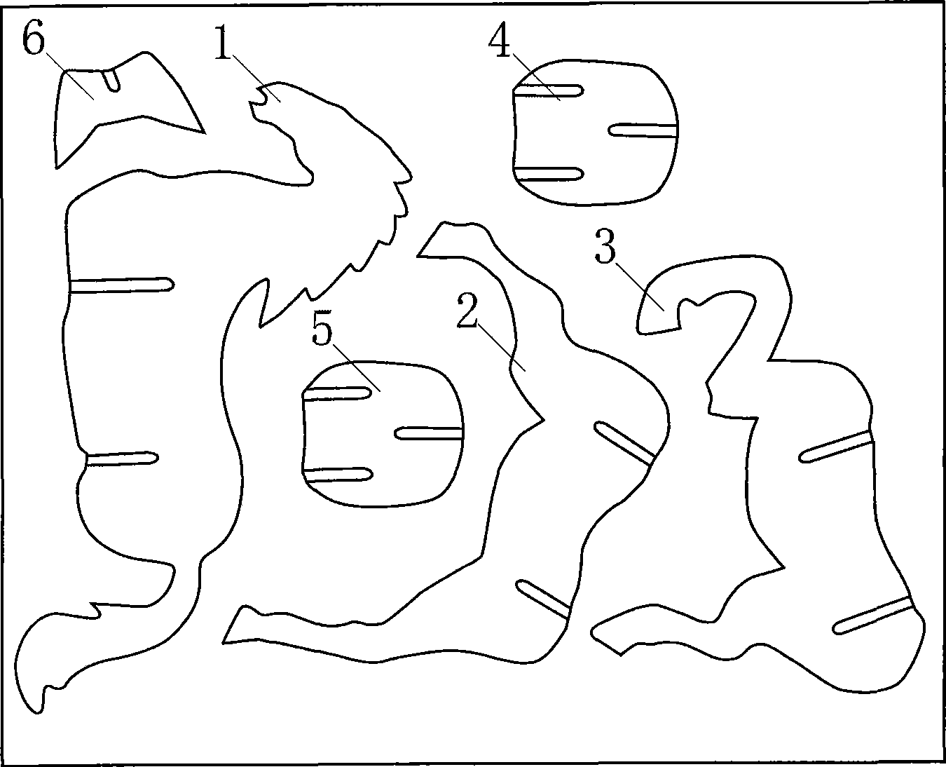 Method for making individuation sheet material model