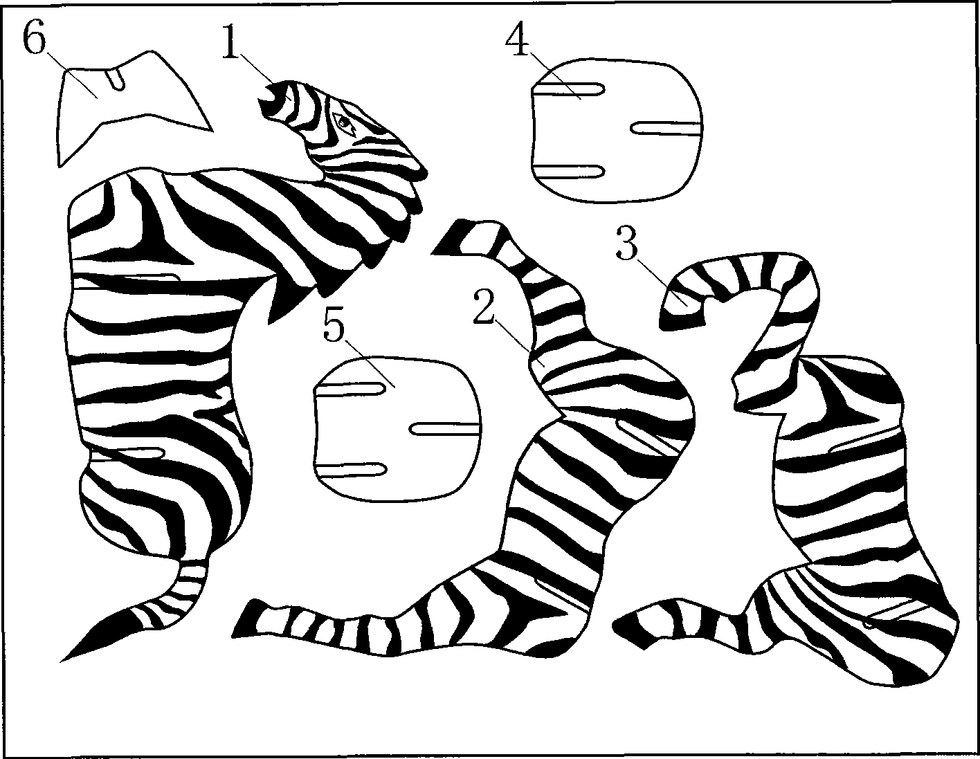 Method for making individuation sheet material model