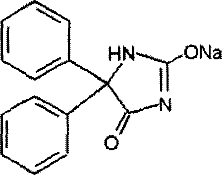 Phenytoin sodium powder injection and preparation method thereof