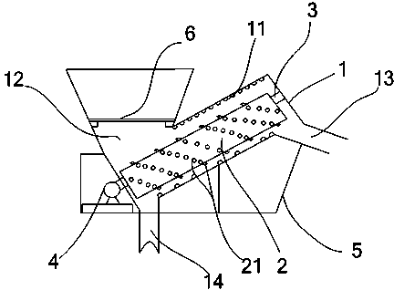 Raisin fringe-removing threshing drum