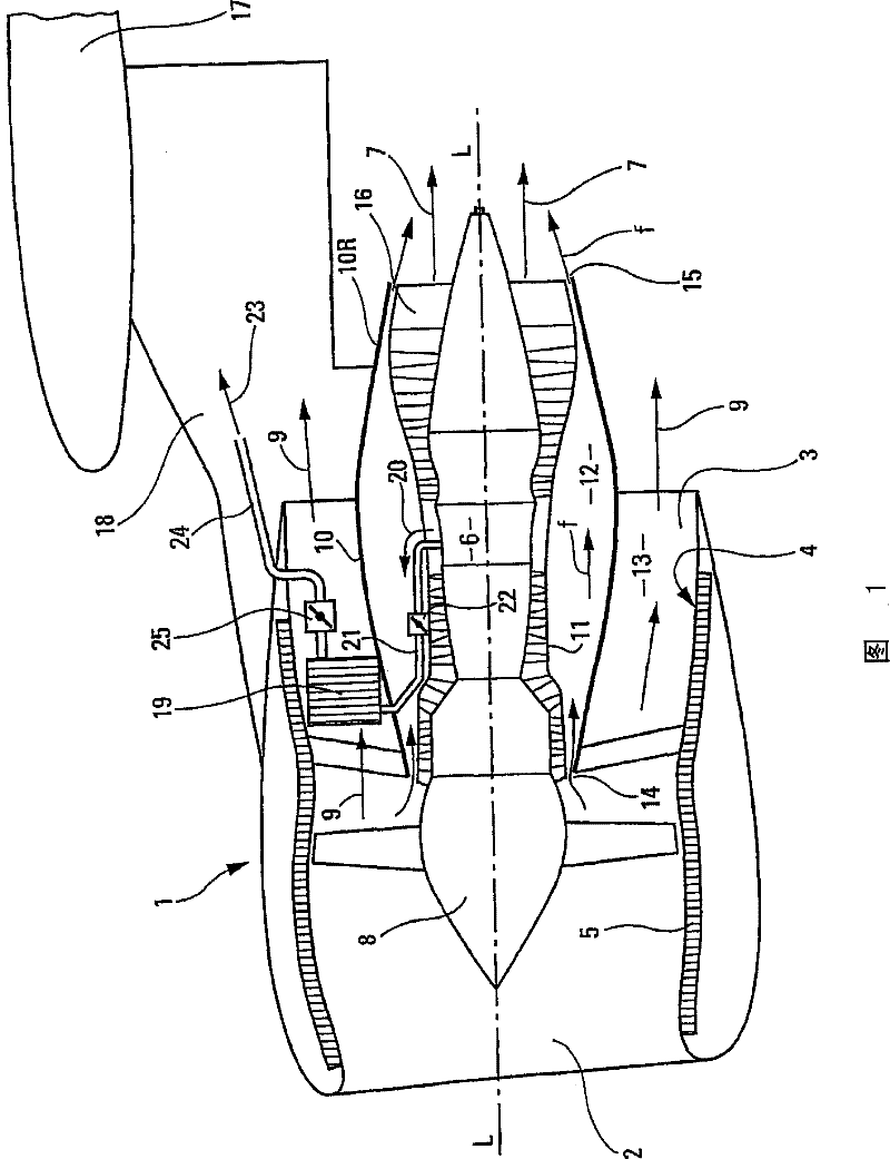 Dual flow turbine engine equipped with a precooler