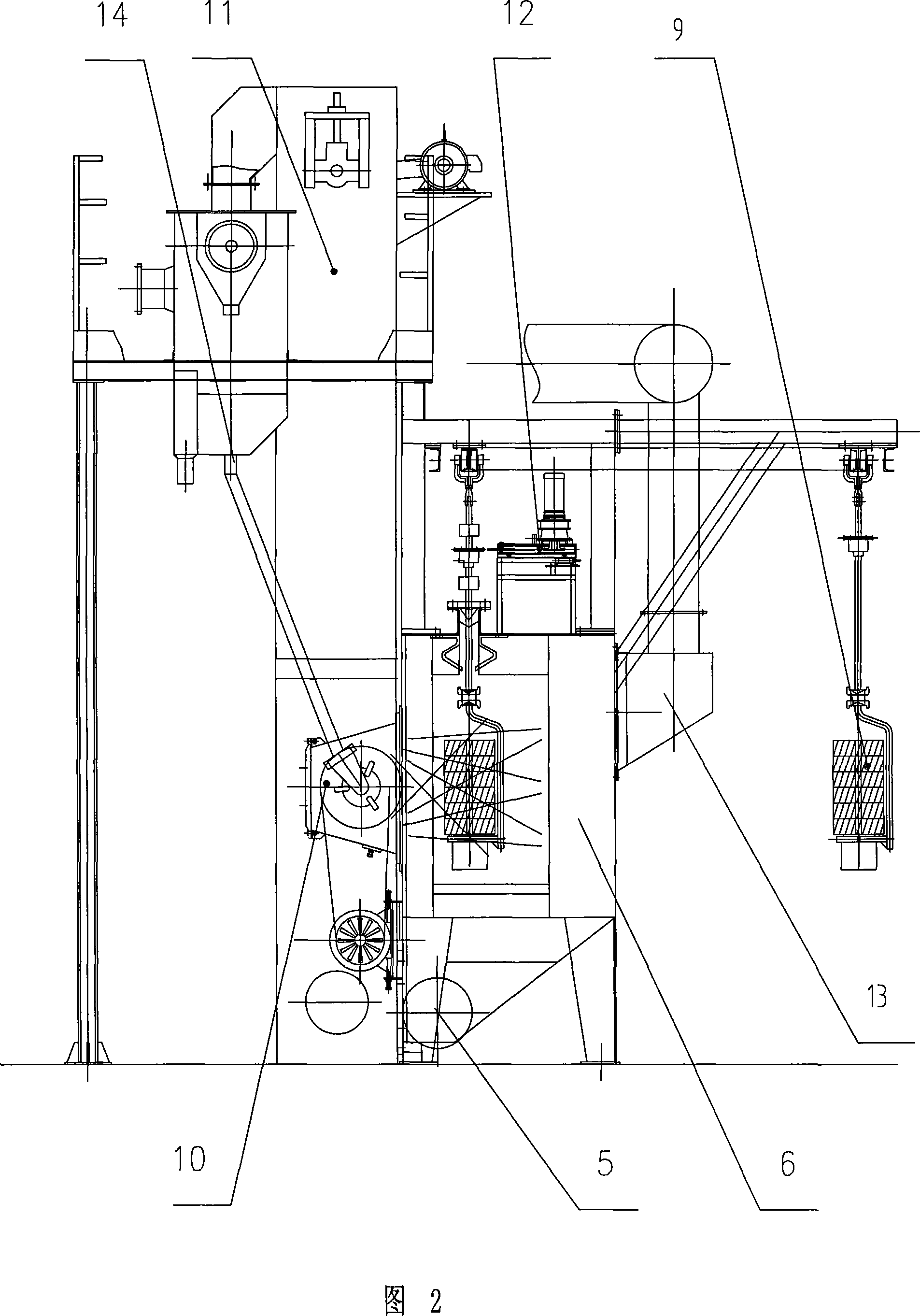 Automobile gear ruggedization shot-blasting machine