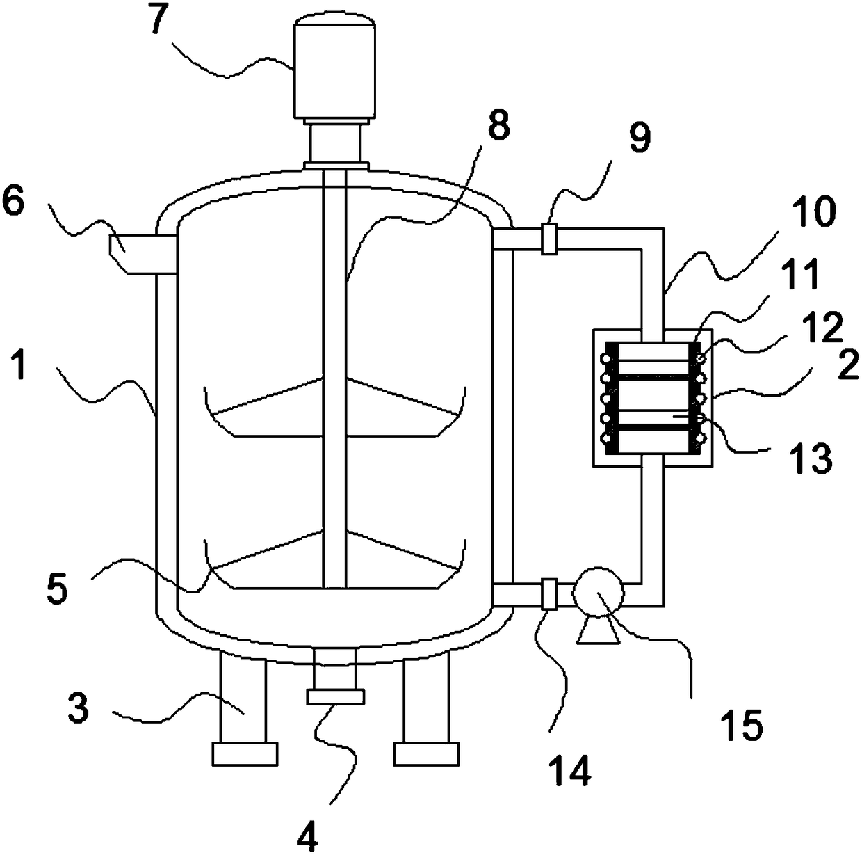 Device reducing phthalimide potassium salt to prepare amine