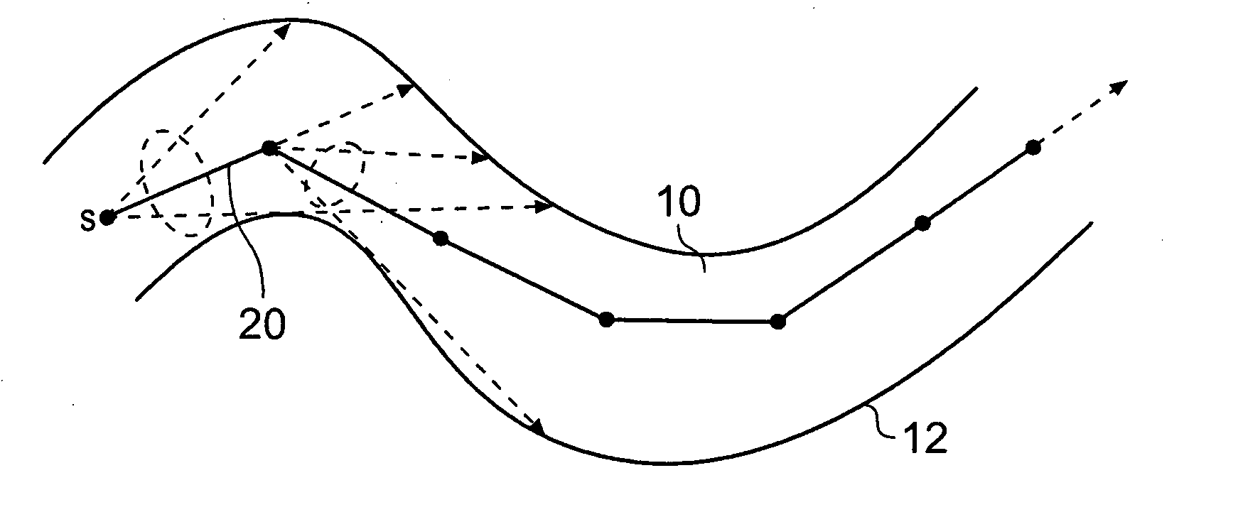 Method for navigating a virtual camera along a biological object with a lumen