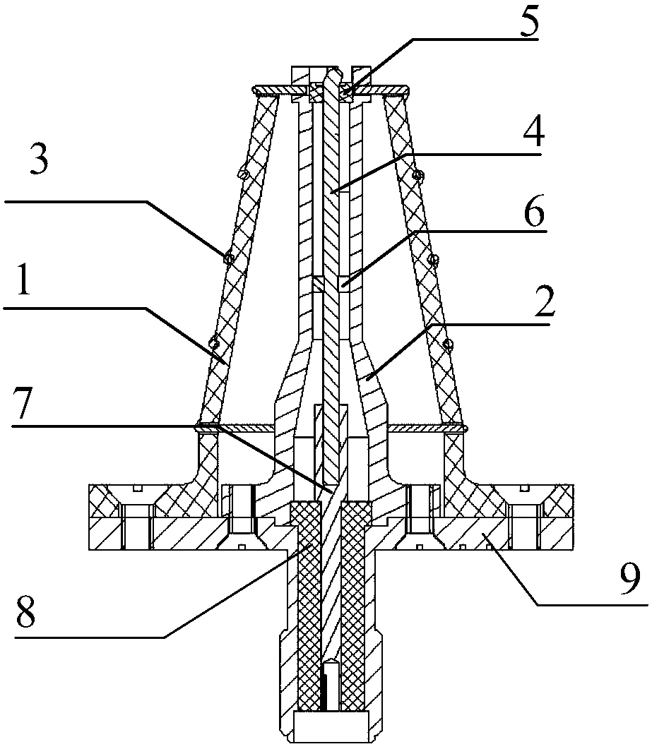 X-band miniaturized cone-spiral antenna