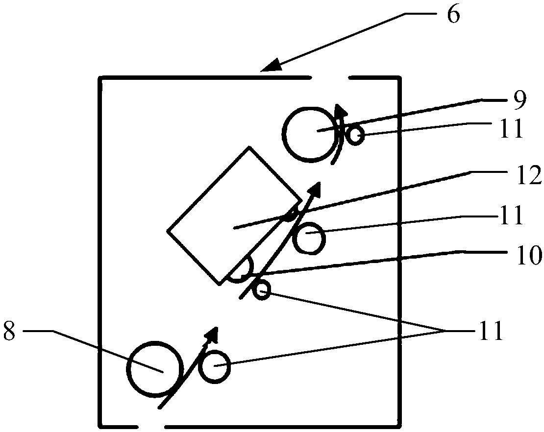 A musical score page turning device