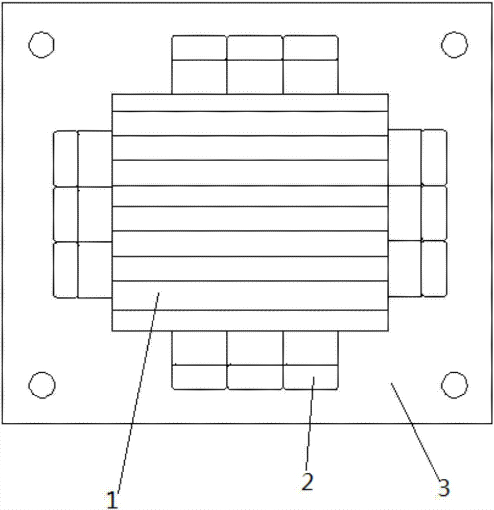 Integrated bipolar plate used for solid oxide fuel cell