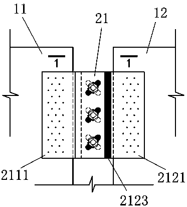 A swingable energy-dissipating cross-laminated timber double-panel seismic wall