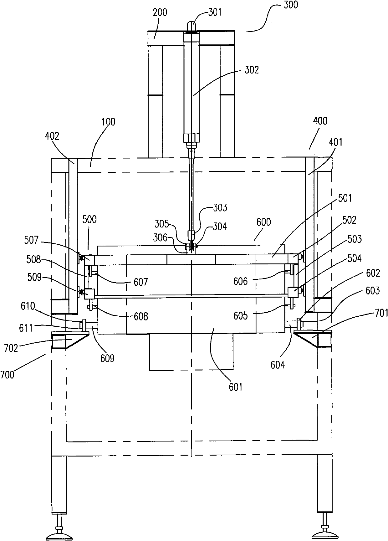 Dryer outside swing door device