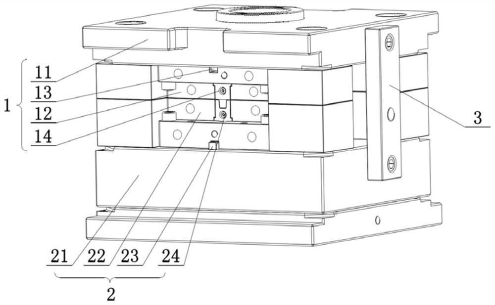 A kind of assembly method of mold assembly and mold assembly