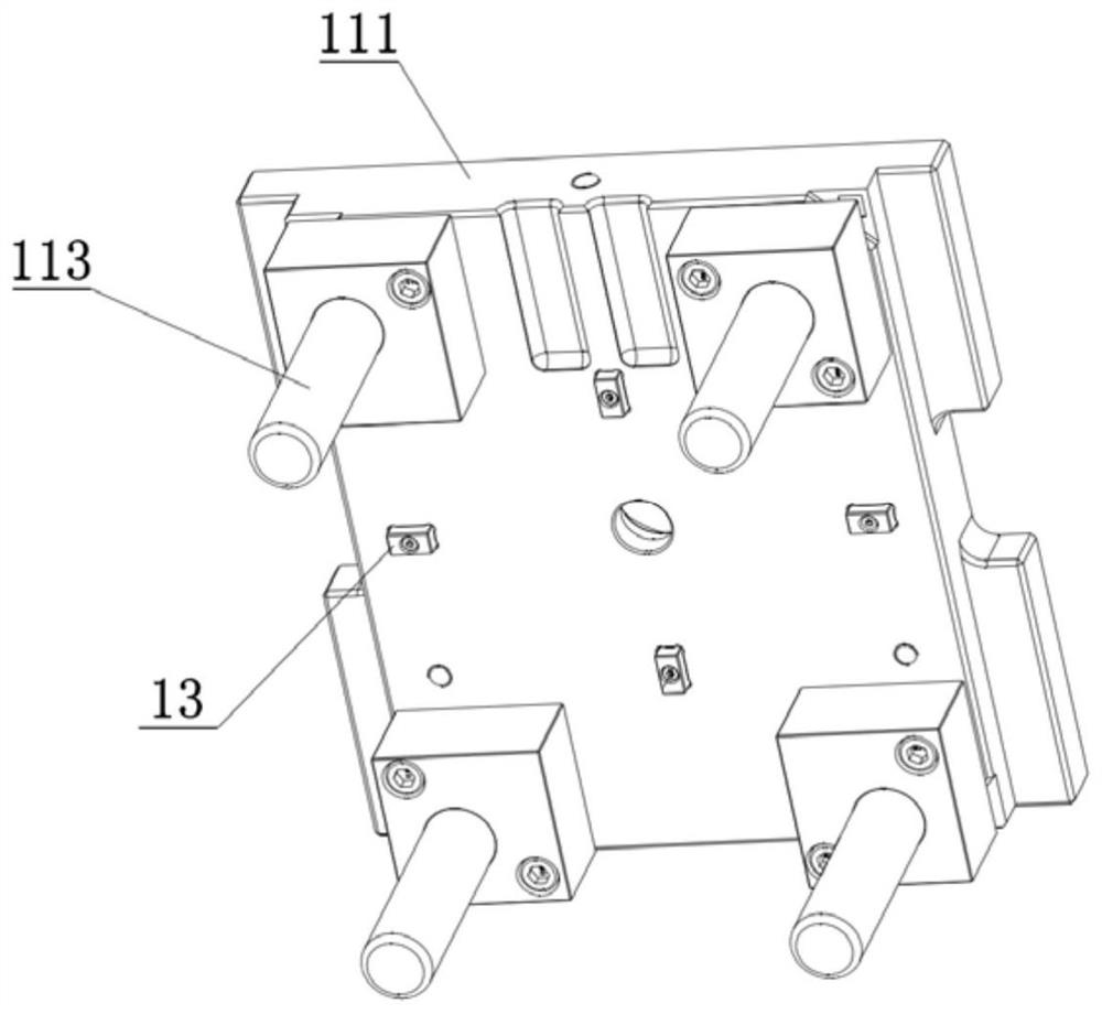 A kind of assembly method of mold assembly and mold assembly