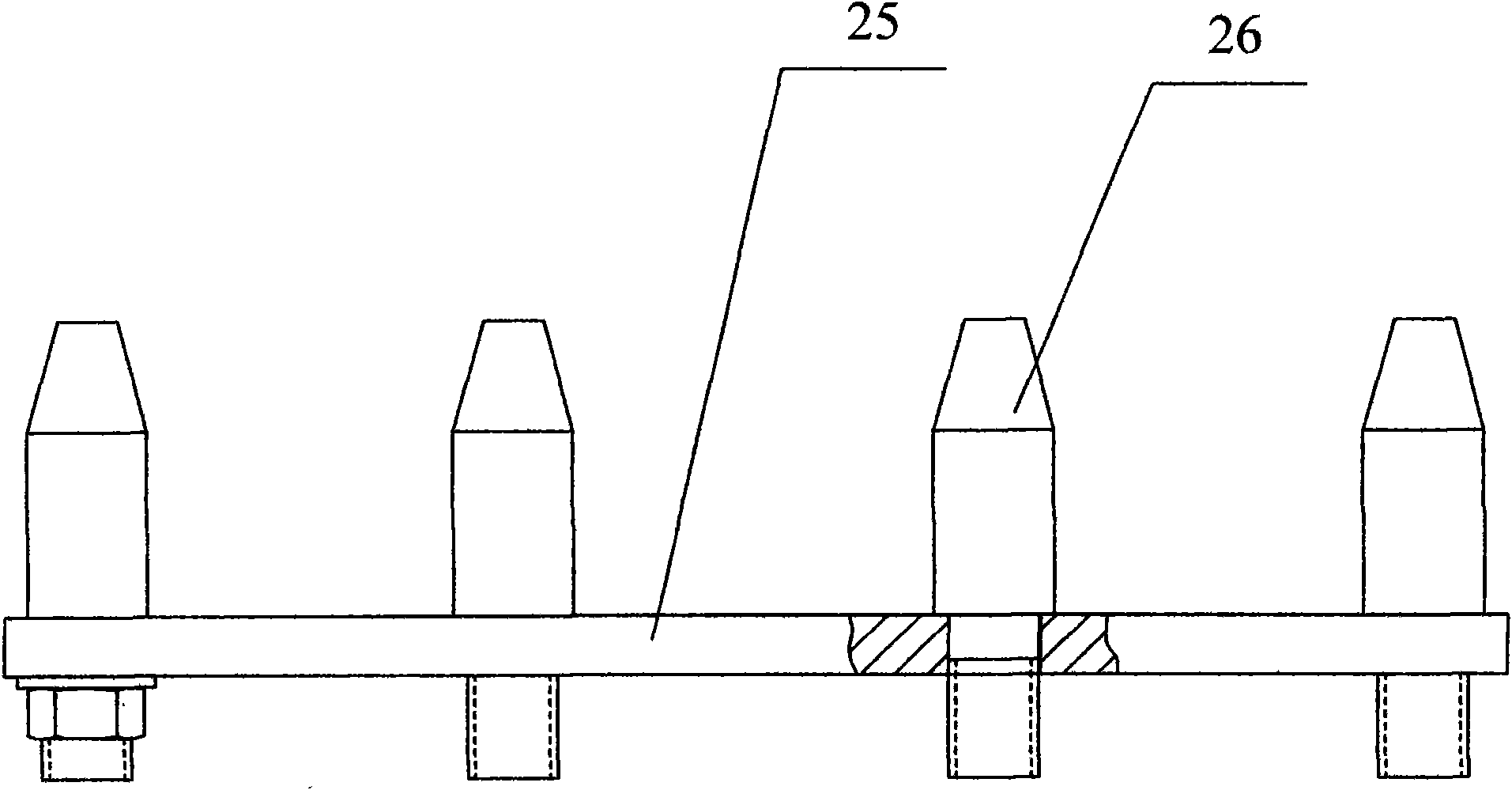 Small-sized chain trencher