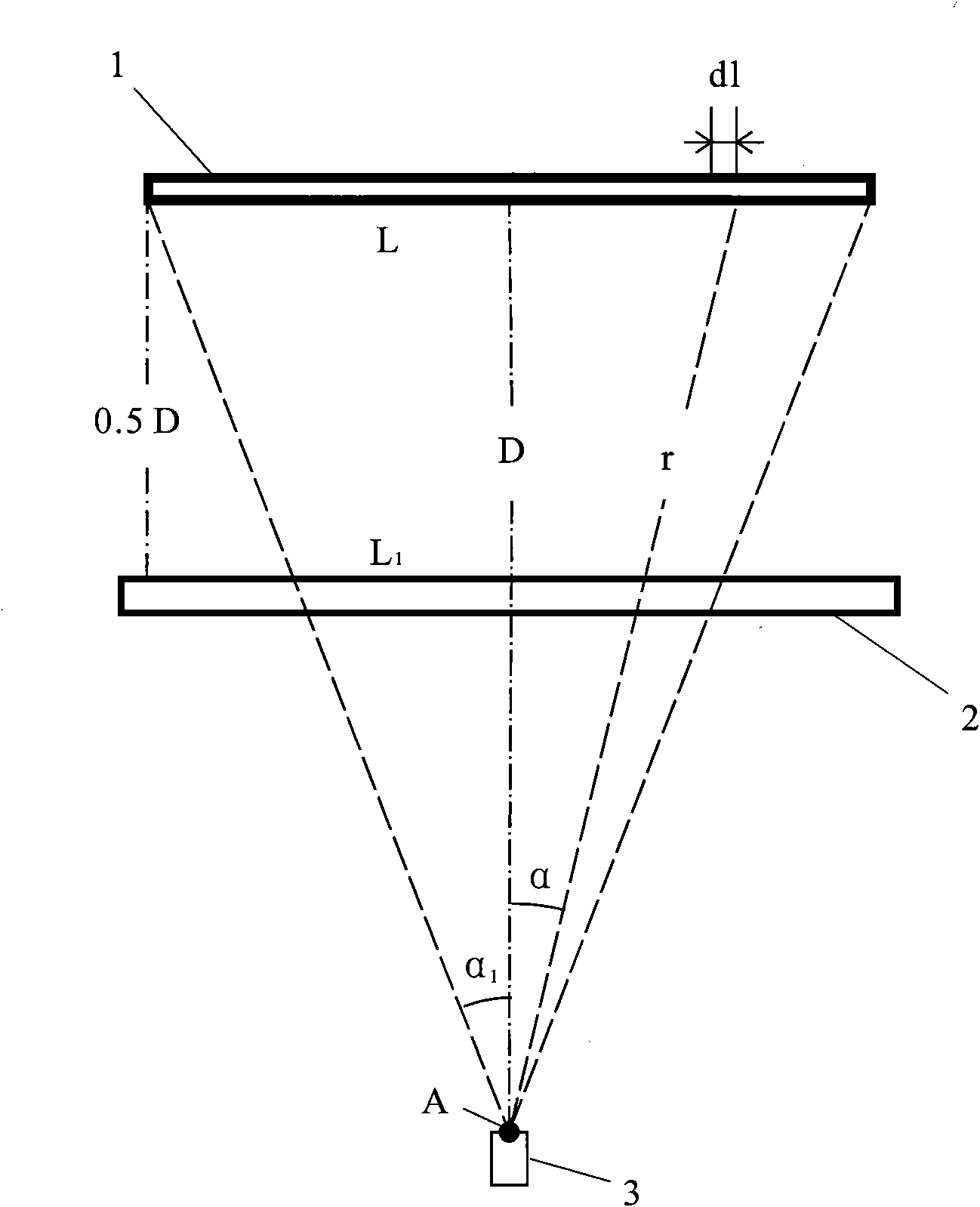 Method for testing effective output power of sterilized ultraviolet lamp in single-wavelength line shape