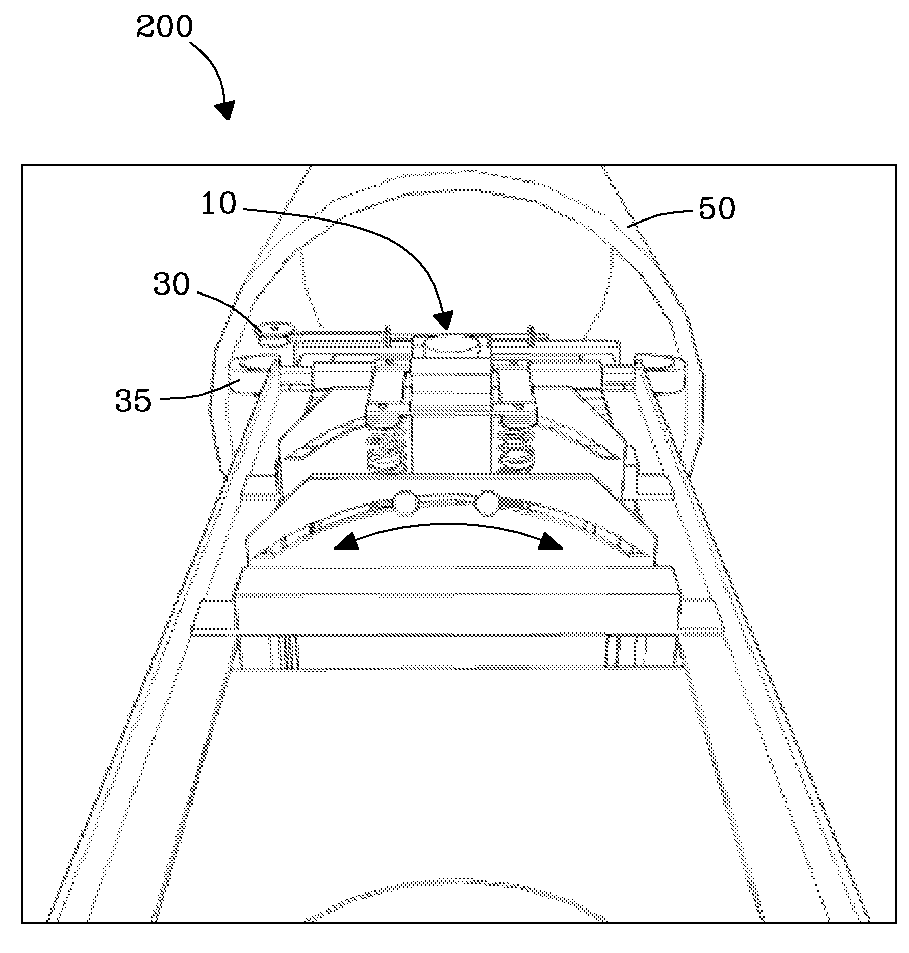 System and process for ultrasonic characterization of deformed structures