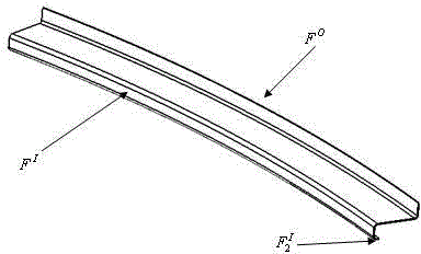 S-section sag-free aircraft frame and rib sheet metal part springback compensation calculation method