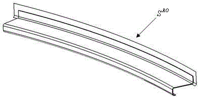 S-section sag-free aircraft frame and rib sheet metal part springback compensation calculation method