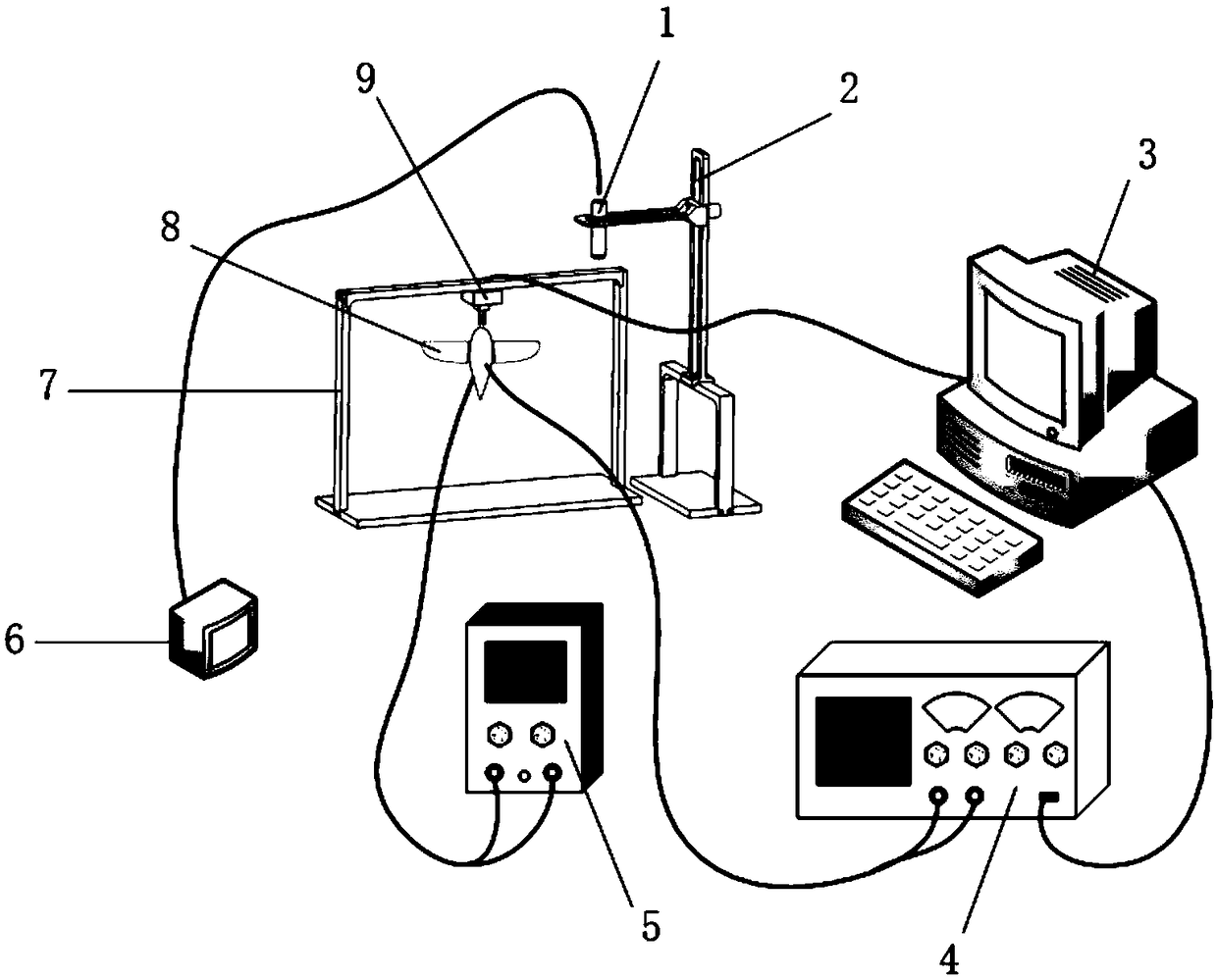 Micro flapping-wing air vehicle experimental platform and flight data acquisition method based on the same