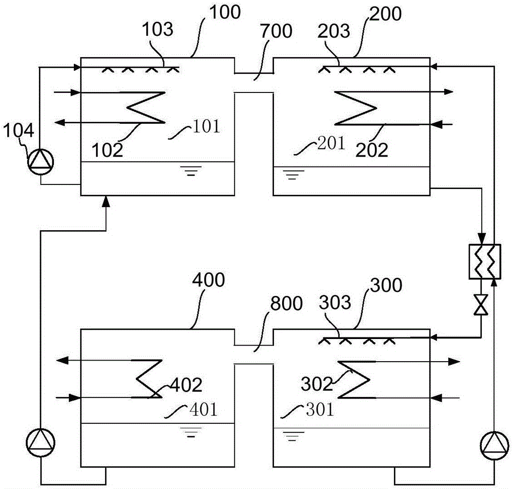 Absorption heat pump and evaporator and method thereof