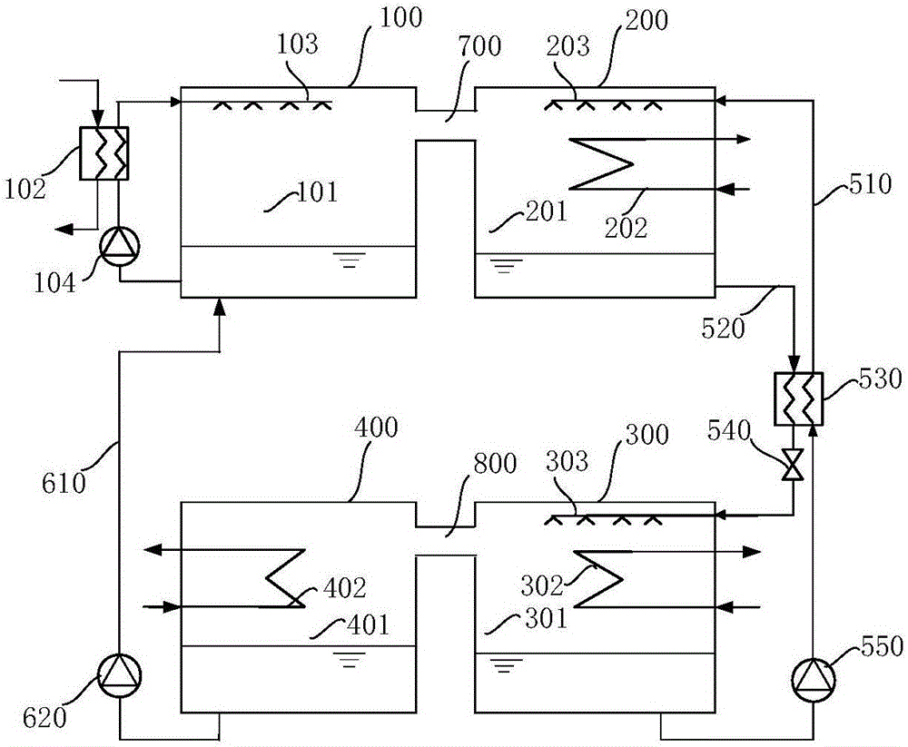 Absorption heat pump and evaporator and method thereof