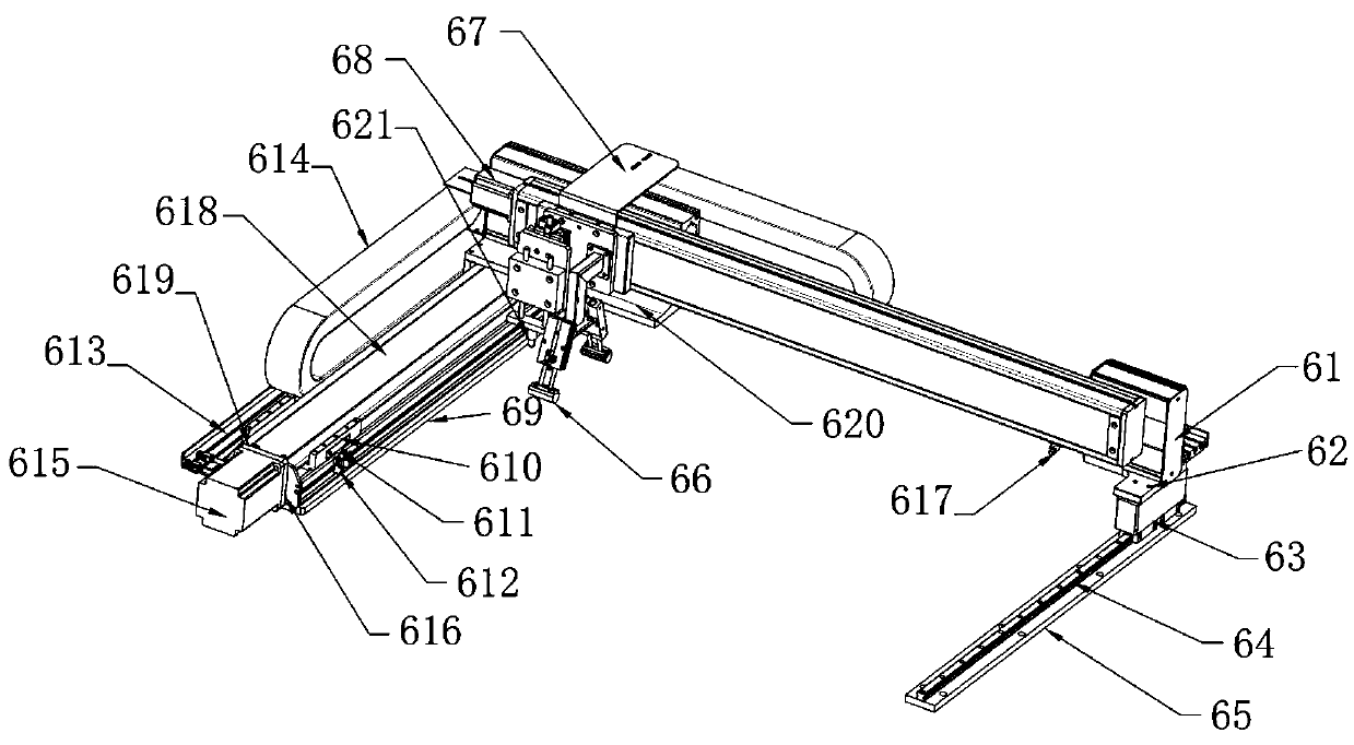 Automatic loading machine with glass cutting function