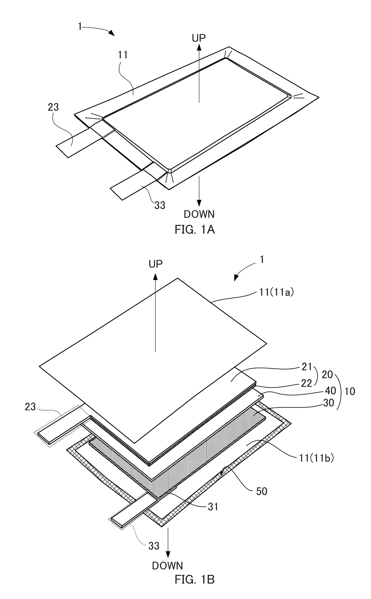 Laminated lithium primary battery