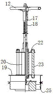 Grinding wheel control device for sander for steel rail