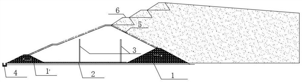 A cohesive soil primary dam structure for upstream tailings pond