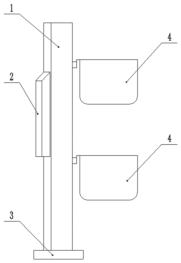 Radiation protection automatic tracking protection curtain device