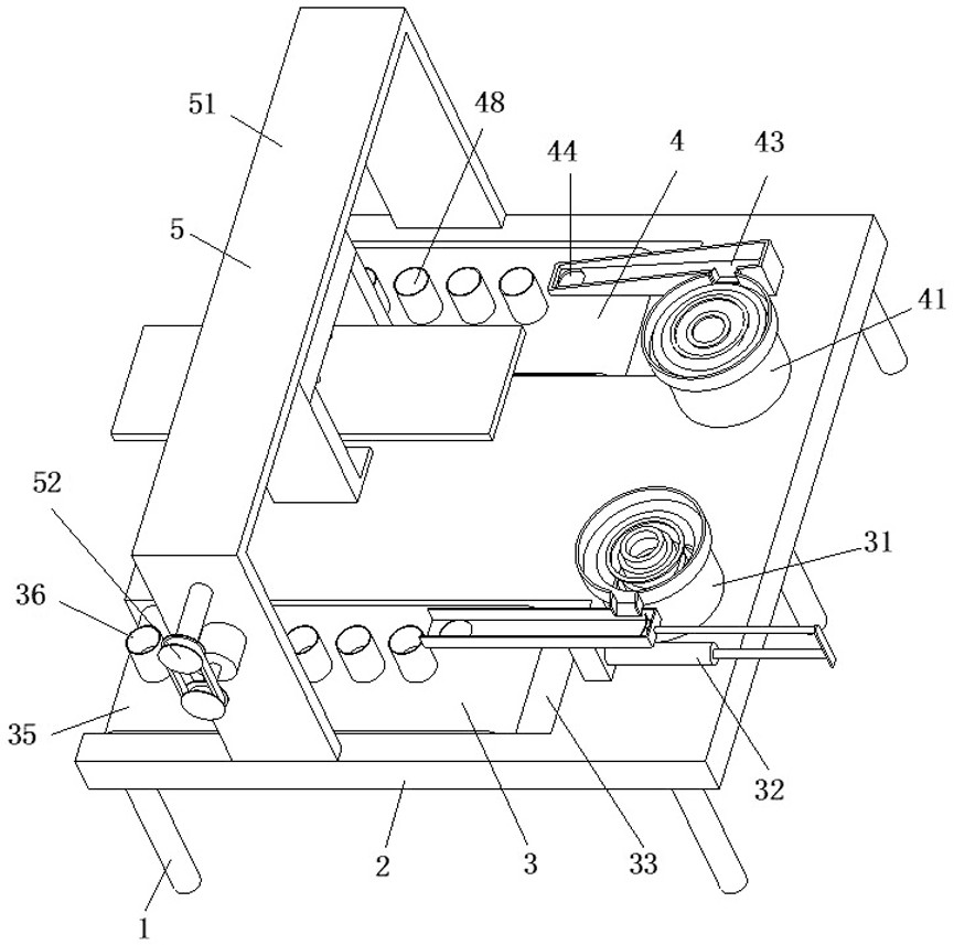 Motor rotor assembling workbench