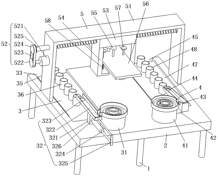 Motor rotor assembling workbench