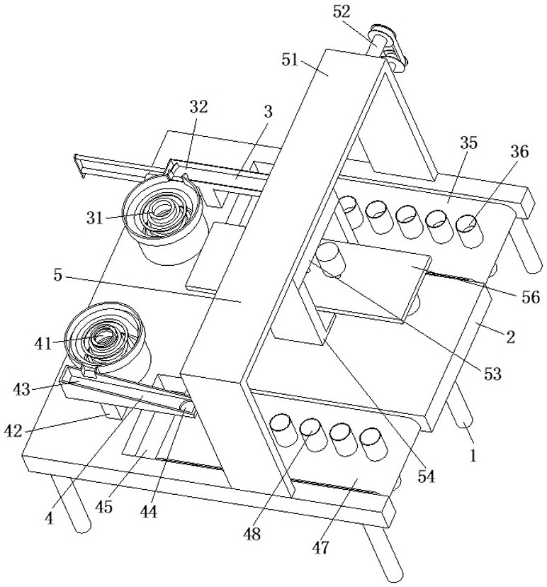 Motor rotor assembling workbench