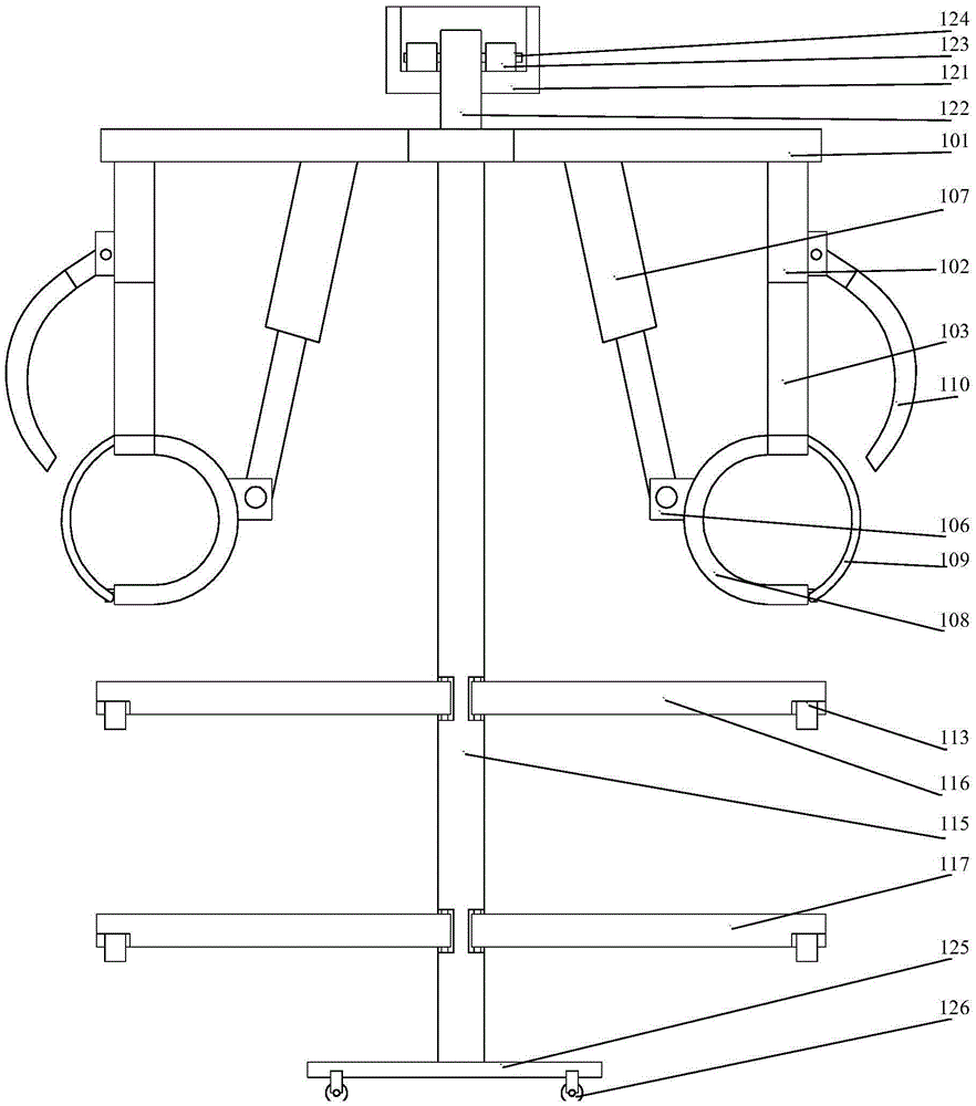 Medical lead garment storage equipment