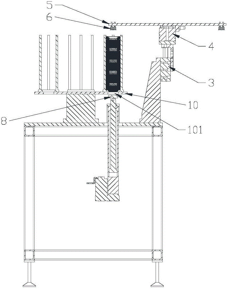 Membrane type fuel gas meter leather membrane feeding device facilitating loading