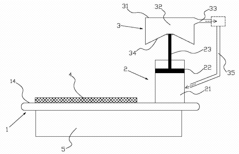 Synthetic jet heat radiating device