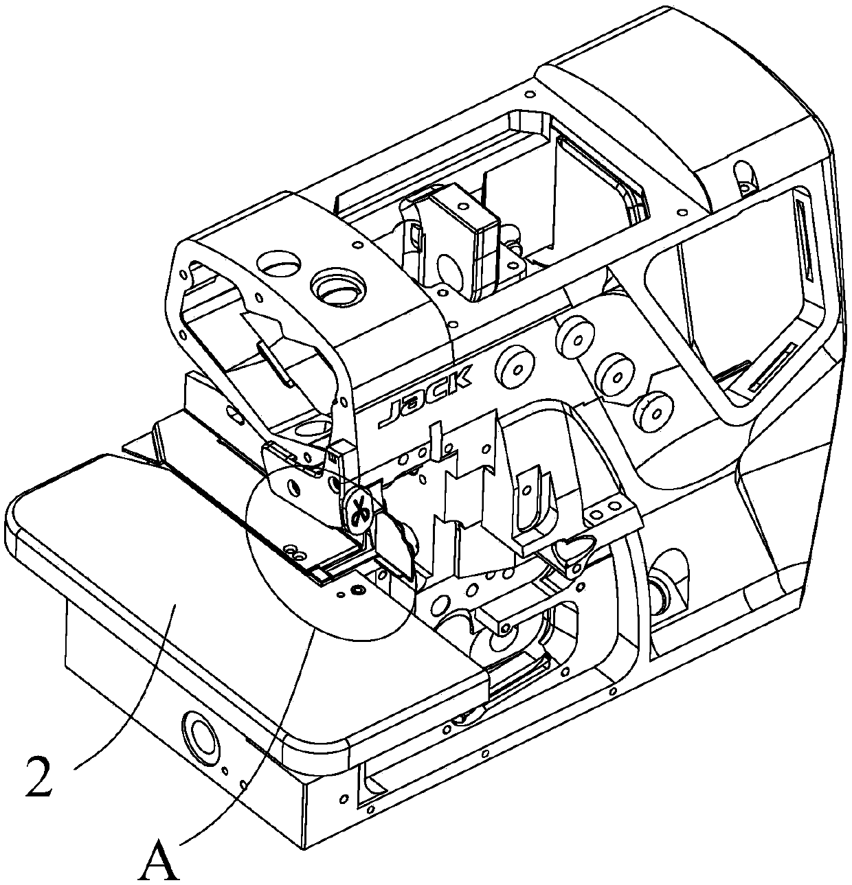 Trimming control mechanism and sewing machine