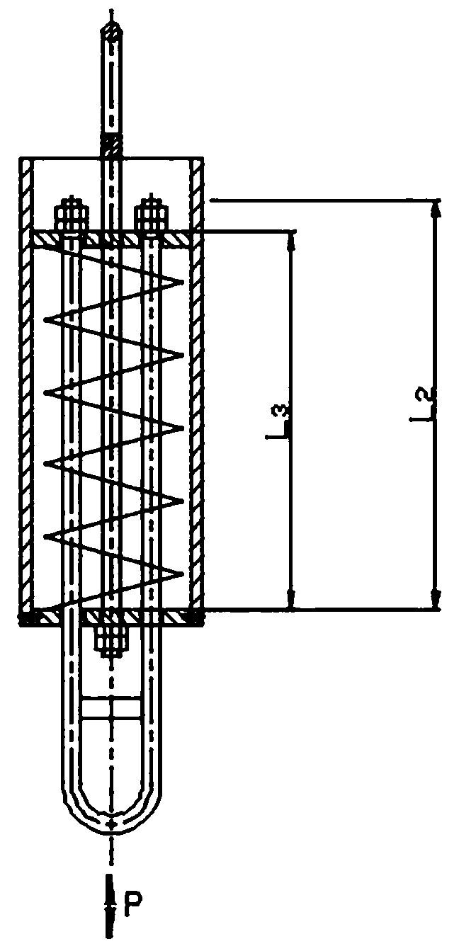 A kind of spring compensator assembly test equipment and using method thereof