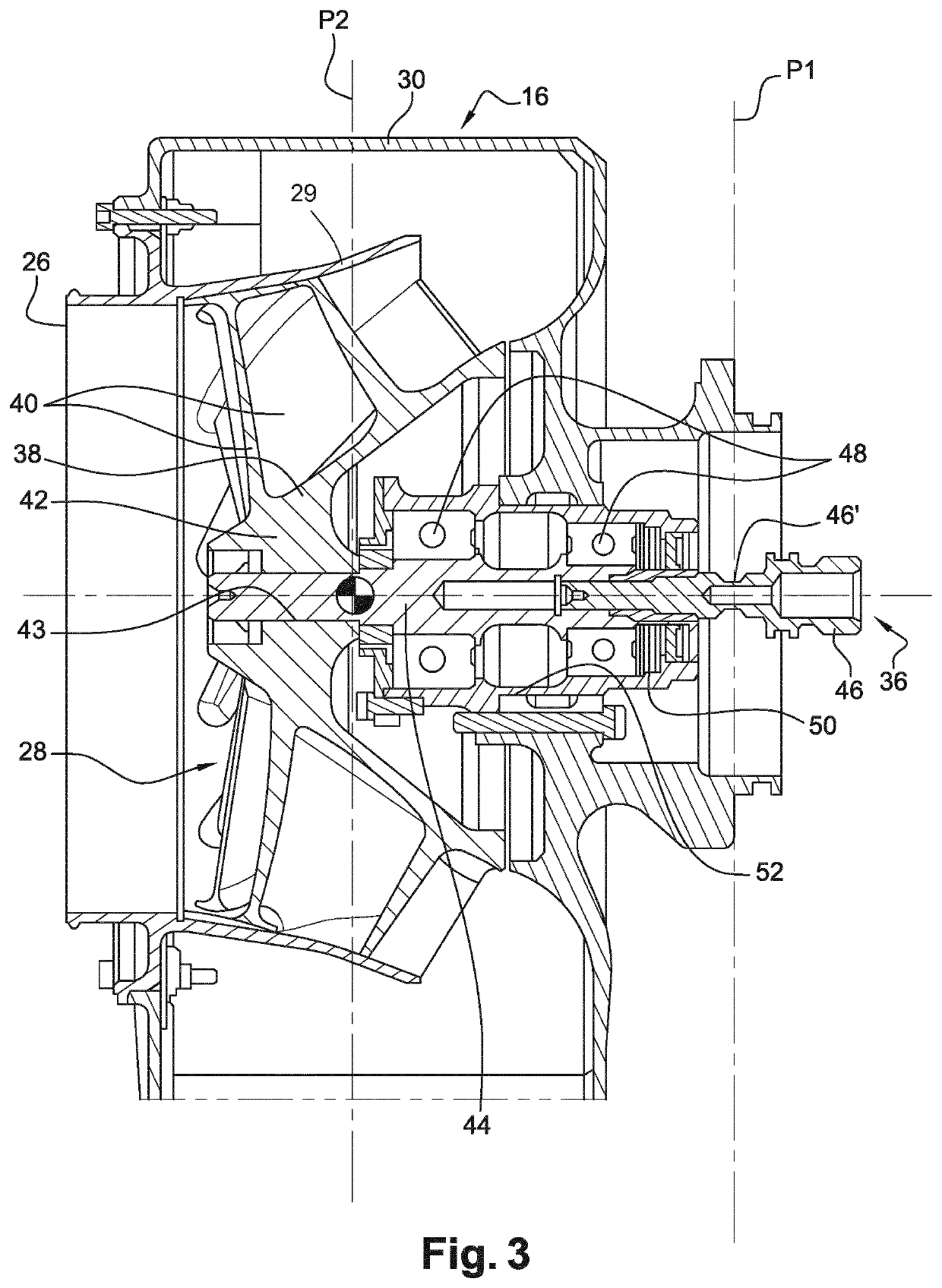 Fan for an aircraft cooling unit