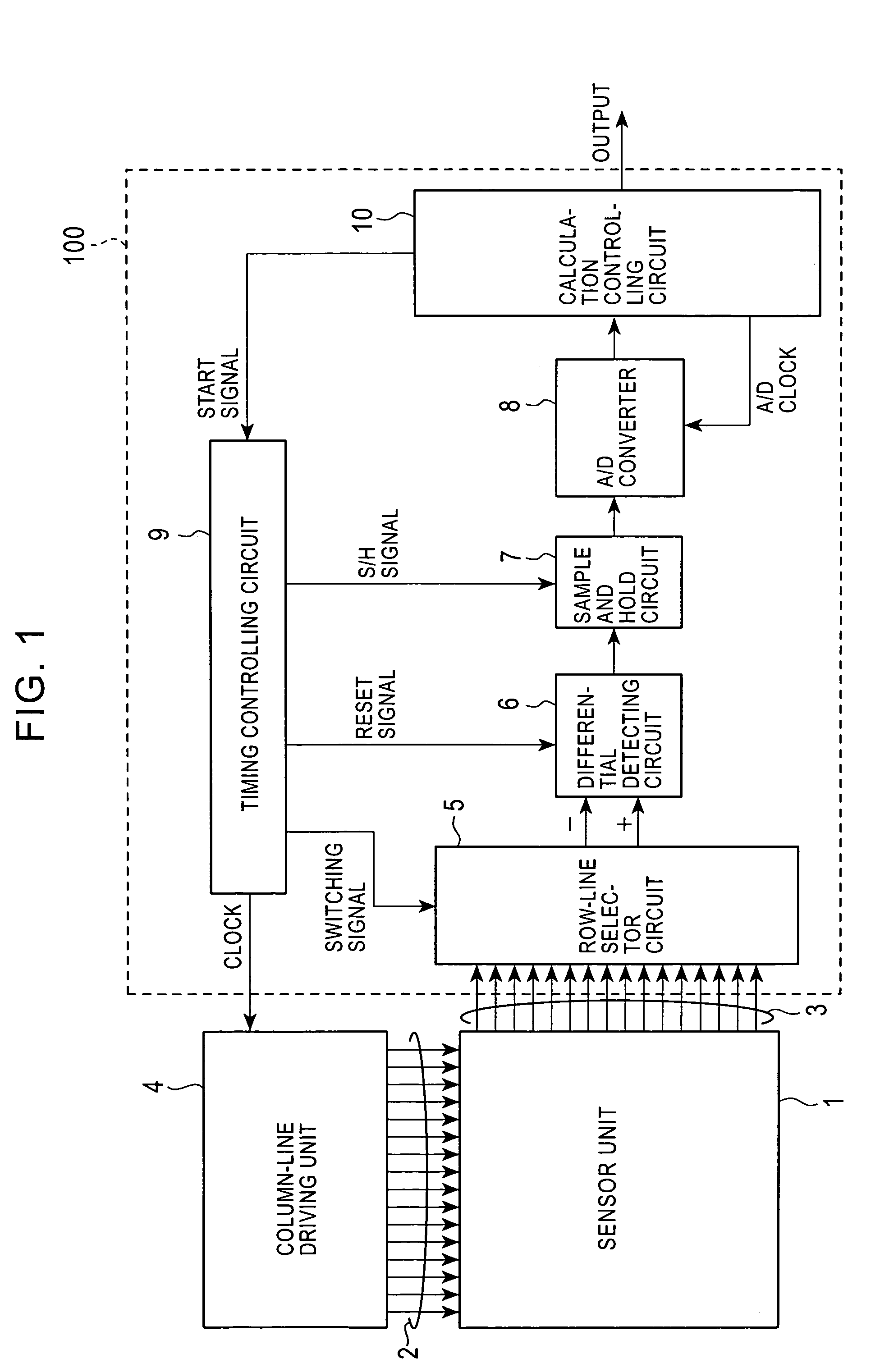 Capacitance detecting circuit and detecting method, and fingerprint sensor employing the same