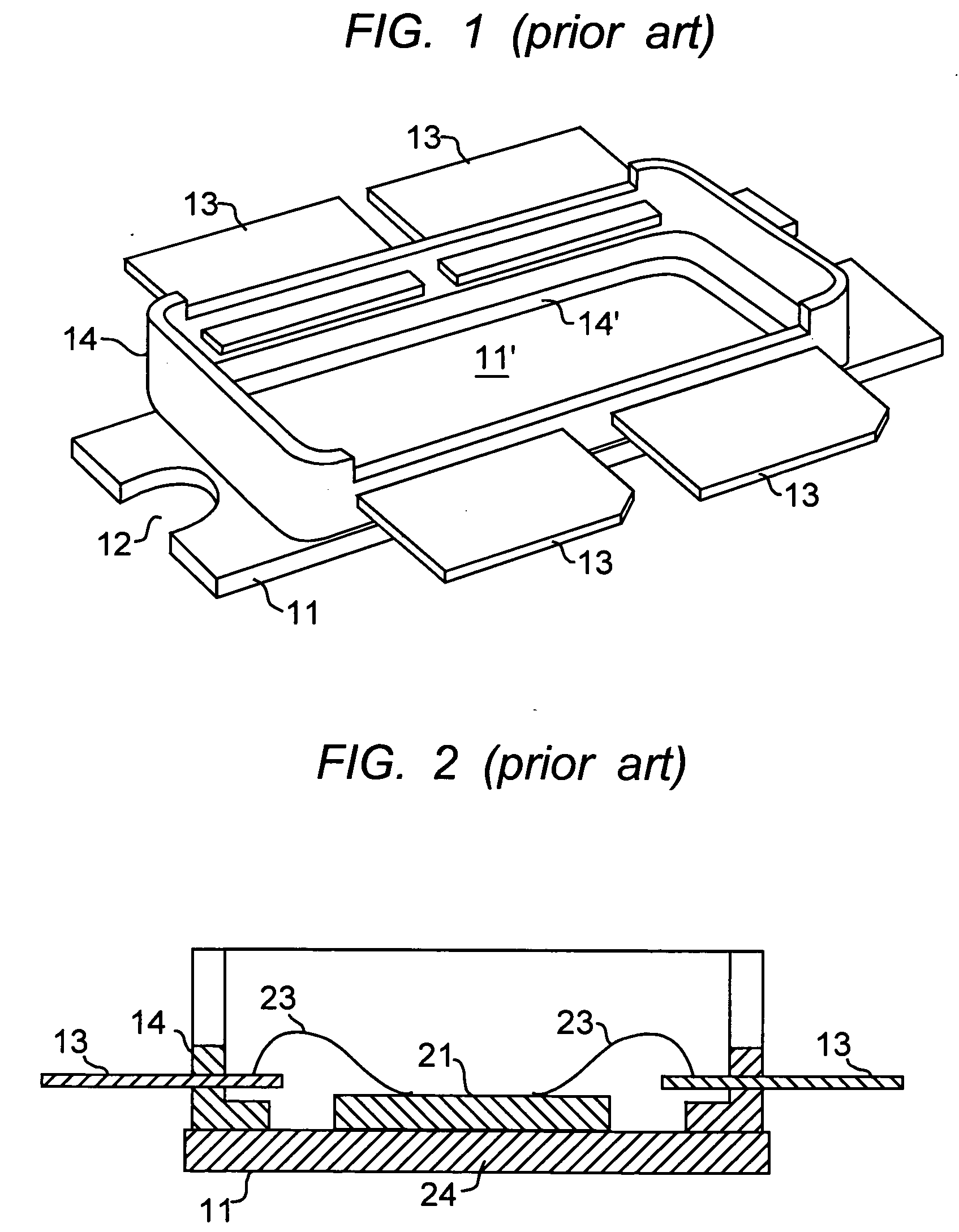 Leadframe designs for integrated circuit plastic packages