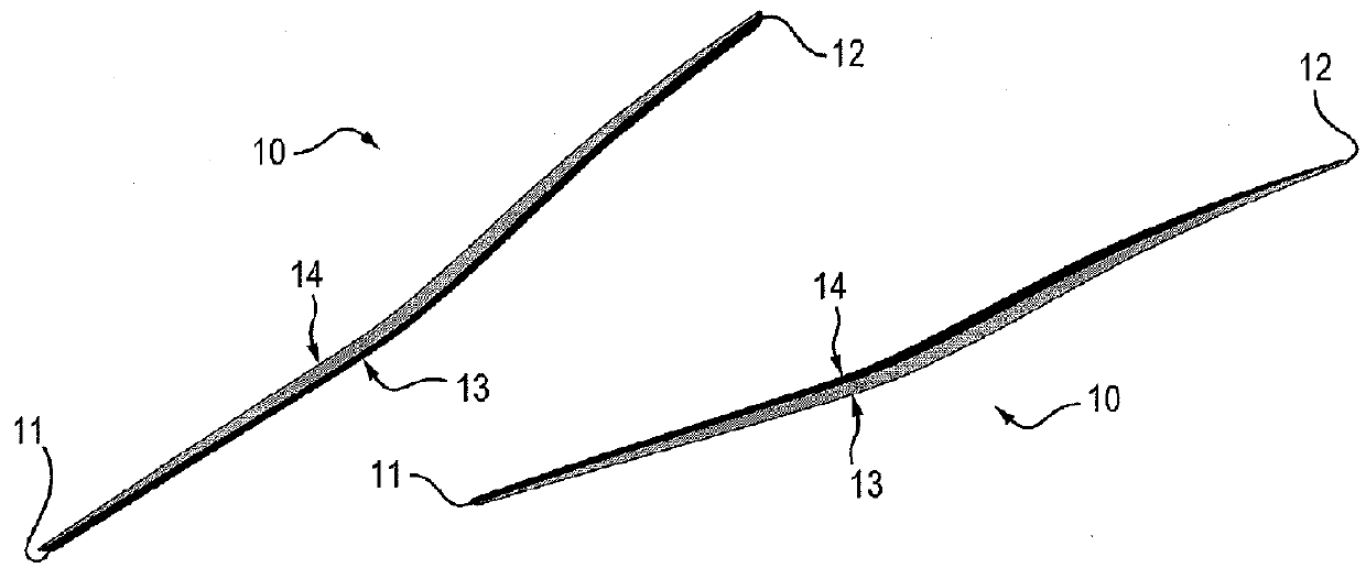 Radial or mixed-flow compressor diffuser having vanes