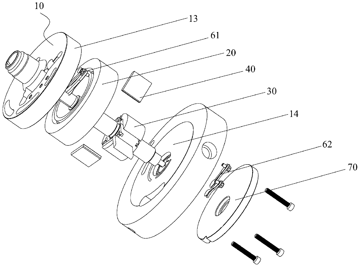 Pump body assembly and sliding vane compressor with same