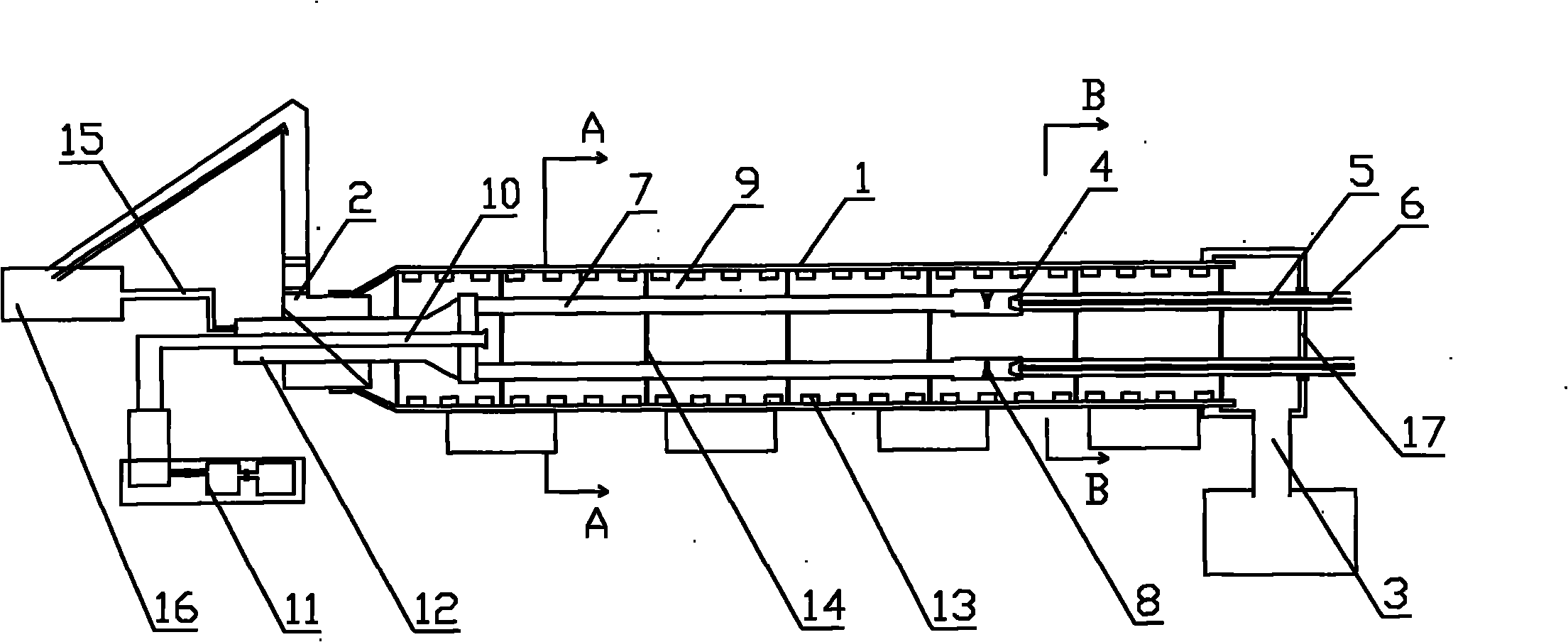 Coal separating equipment with multiple combustors and parent-son pipes