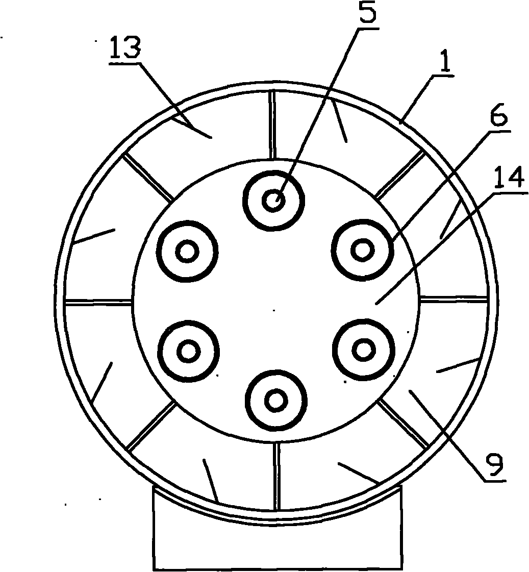 Coal separating equipment with multiple combustors and parent-son pipes